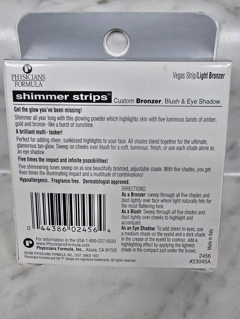 Physicians Formula Shimmer Strips 2456 Vegas Strip, Smoky Brown Eyes 1147